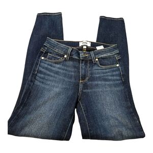 Paige Verdugo Ankle SkinnyJeans in a Dark Wash Size 25
